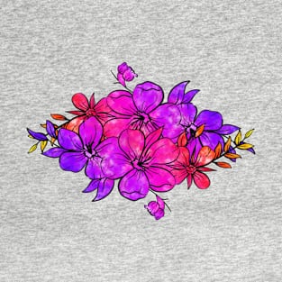 Rainbow Flowers T-Shirt